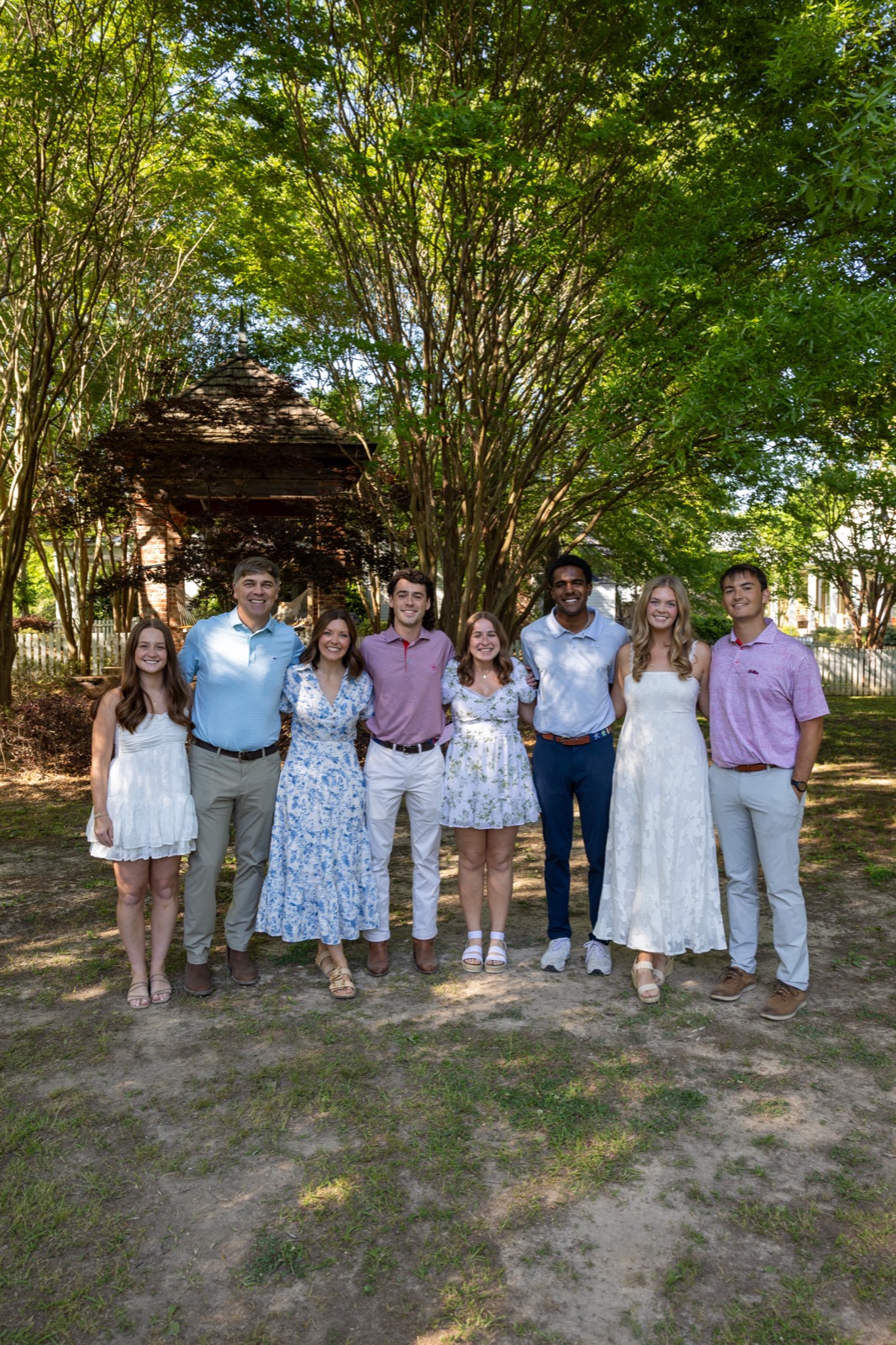 Senior class group portrait