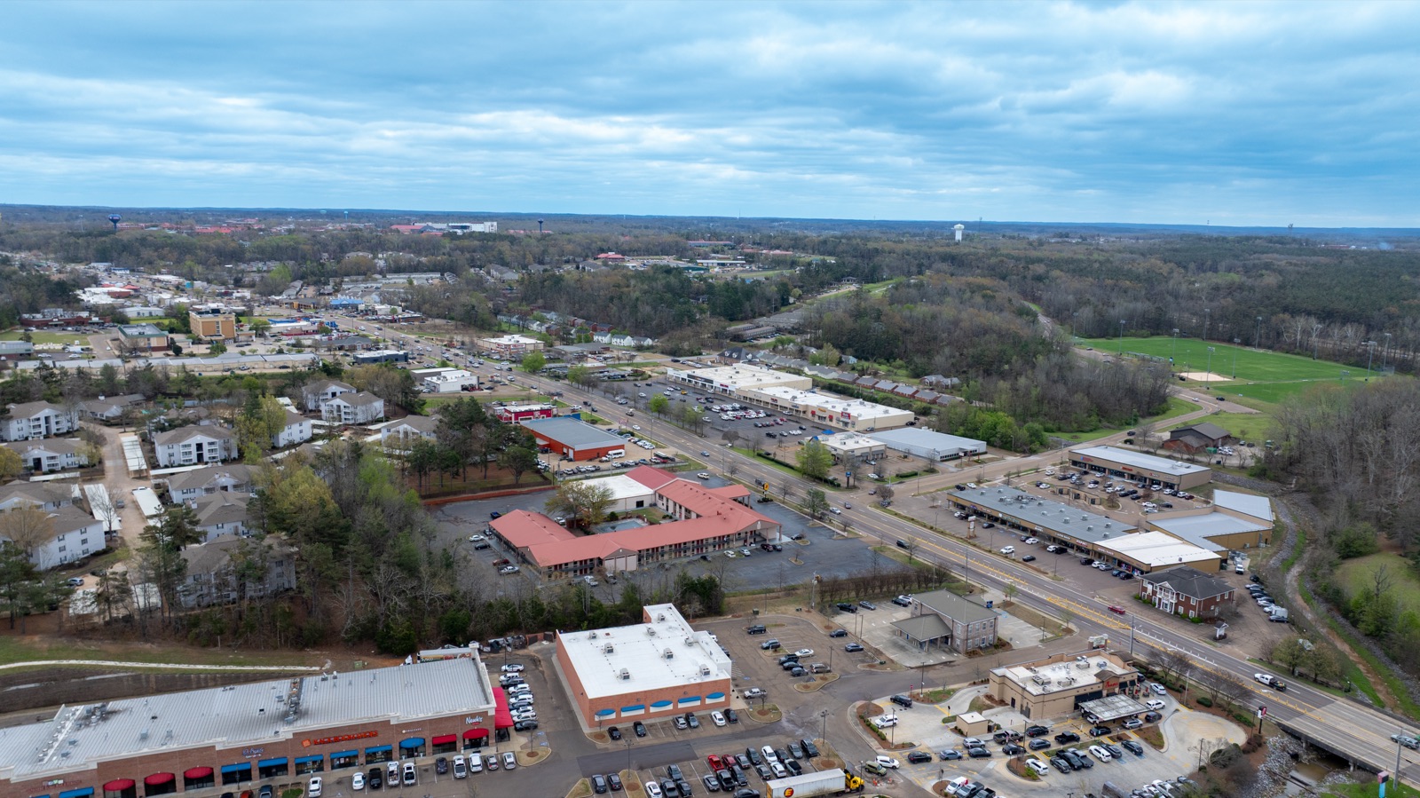 Aerial real estate photography, Oxford Mississippi